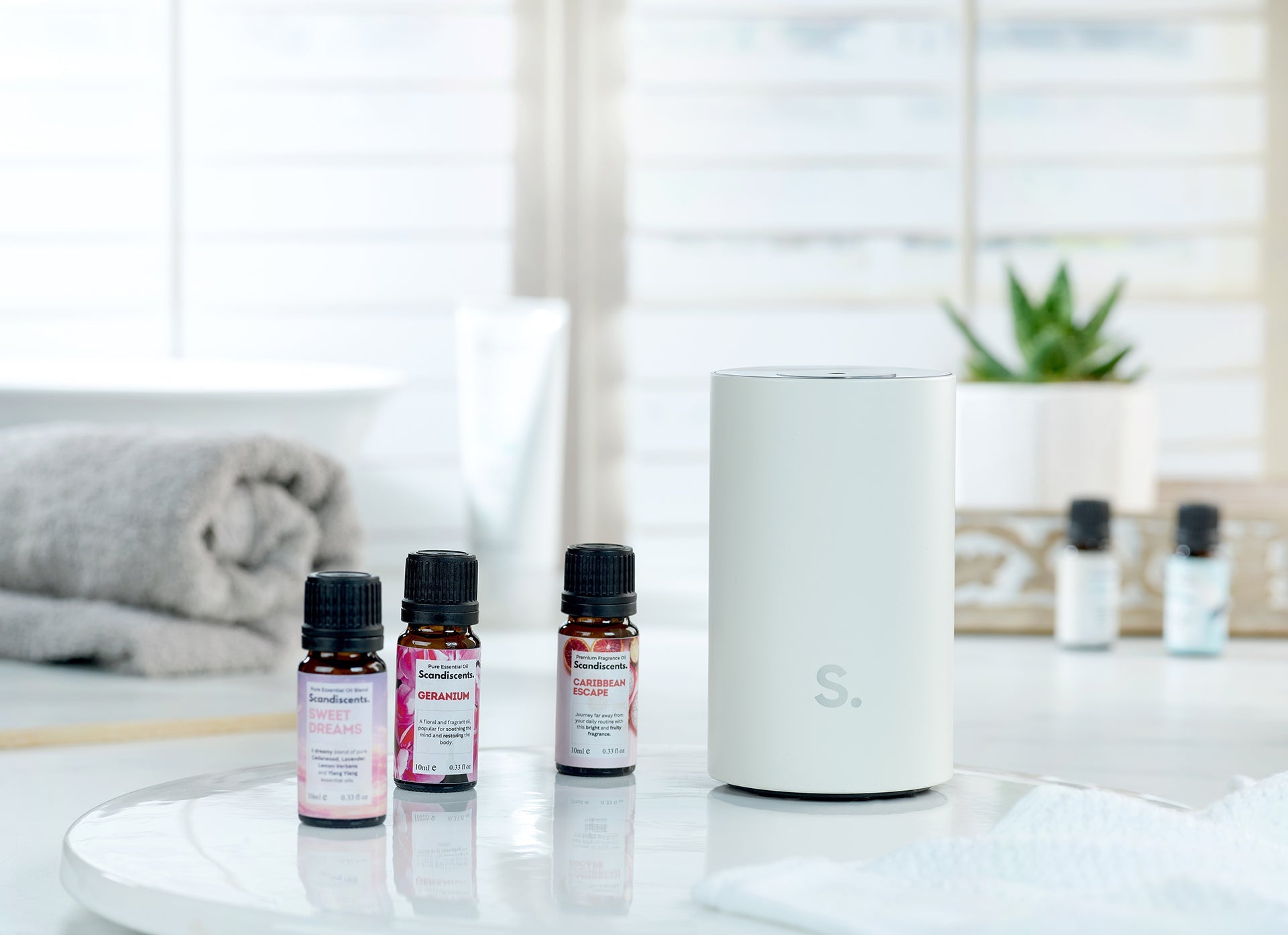 Halo Home Diffuser - Waterless Scented Oil Diffuser