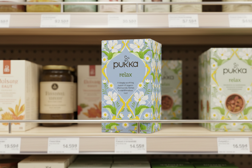4 x Pukka Organic Relax Herbal Tea With Chamomile 20 S