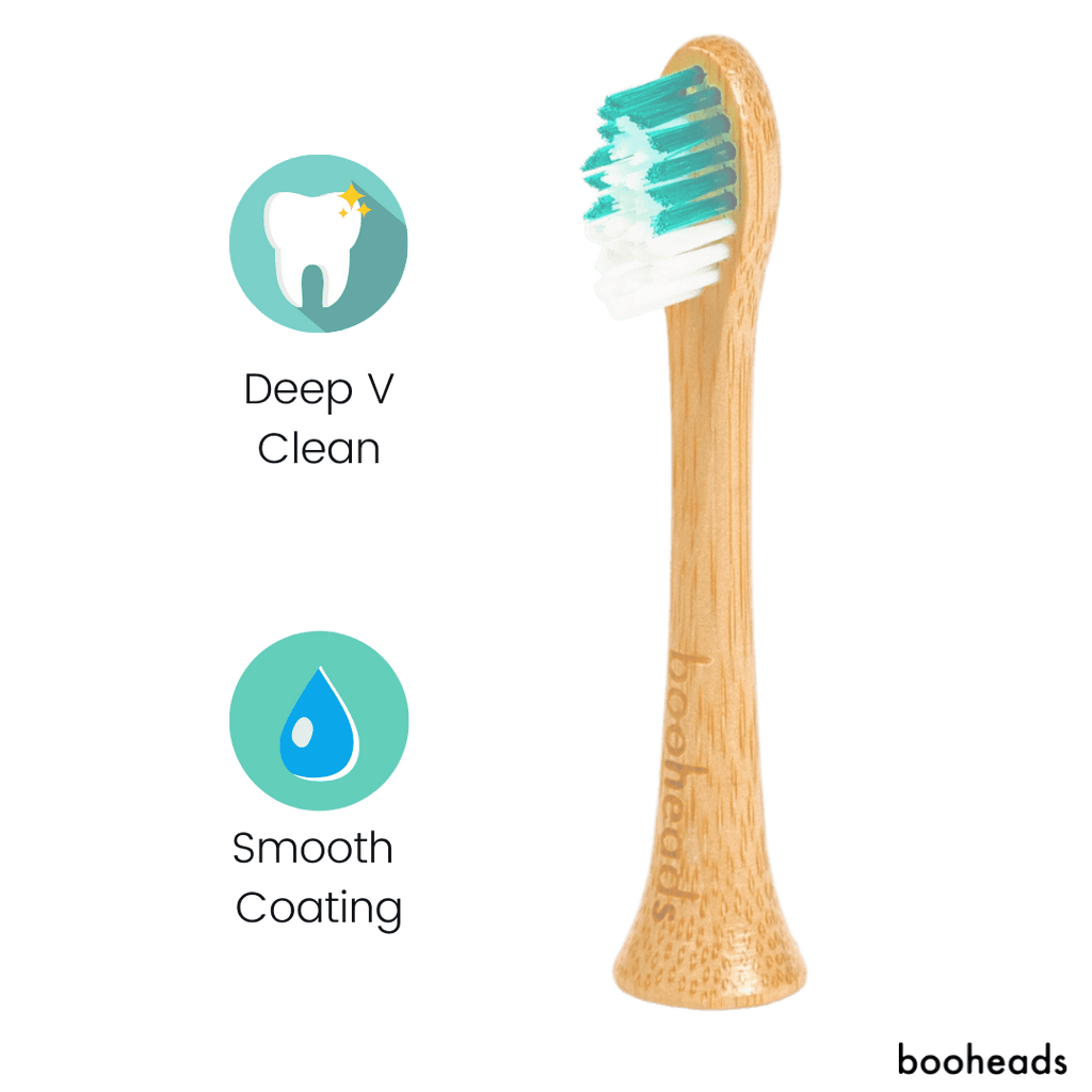 Soniboo - Bamboo Electric Toothbrush Heads Compatible with Sonicare* | Deep Clean 4PK Multi
