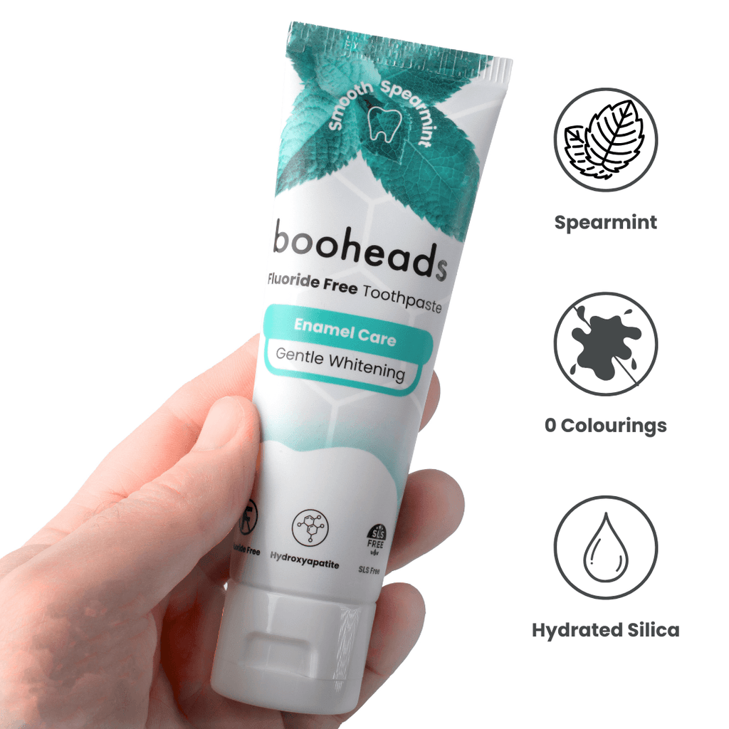Hydroxyapatite Toothpaste – Fluoride-Free, Enamel Care, Gentle Whitening, Smooth Spearmint, 100g