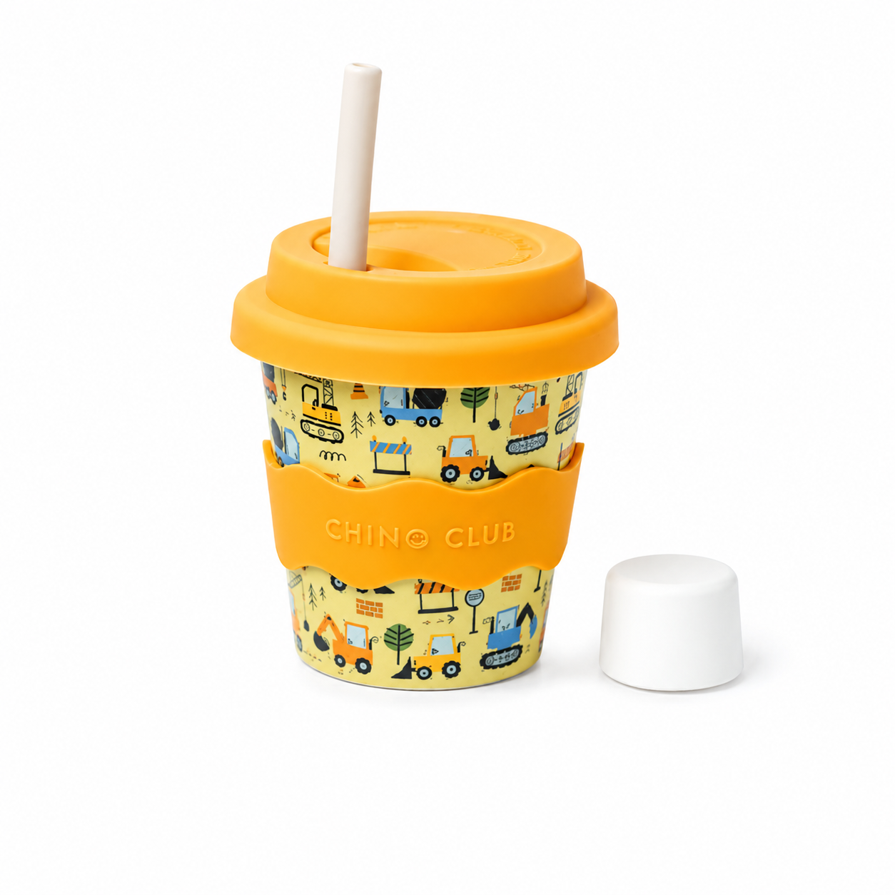 Digger Babychino Cup 4oz (Straws Sold Separately)