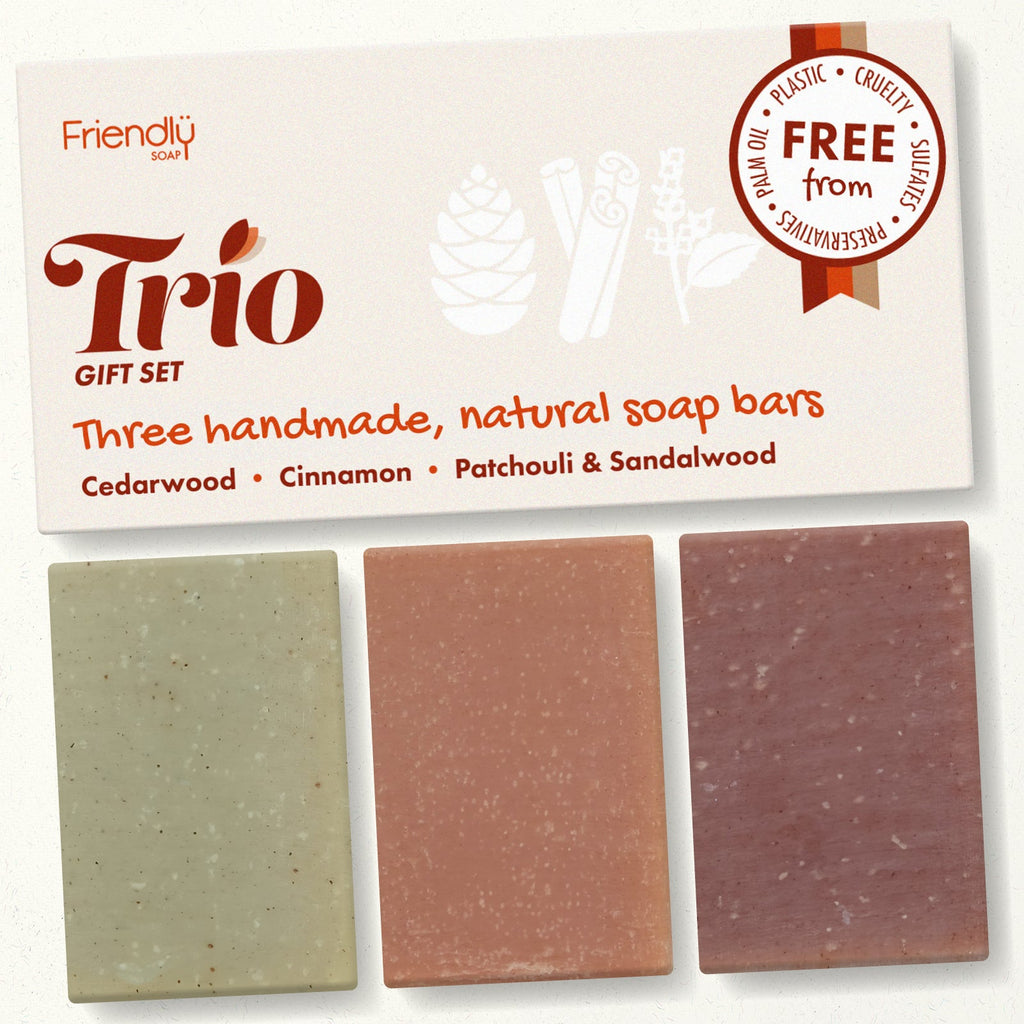 Trio Gift Set - Cedarwood, Cinnamon, Patchouli & Sandalwood