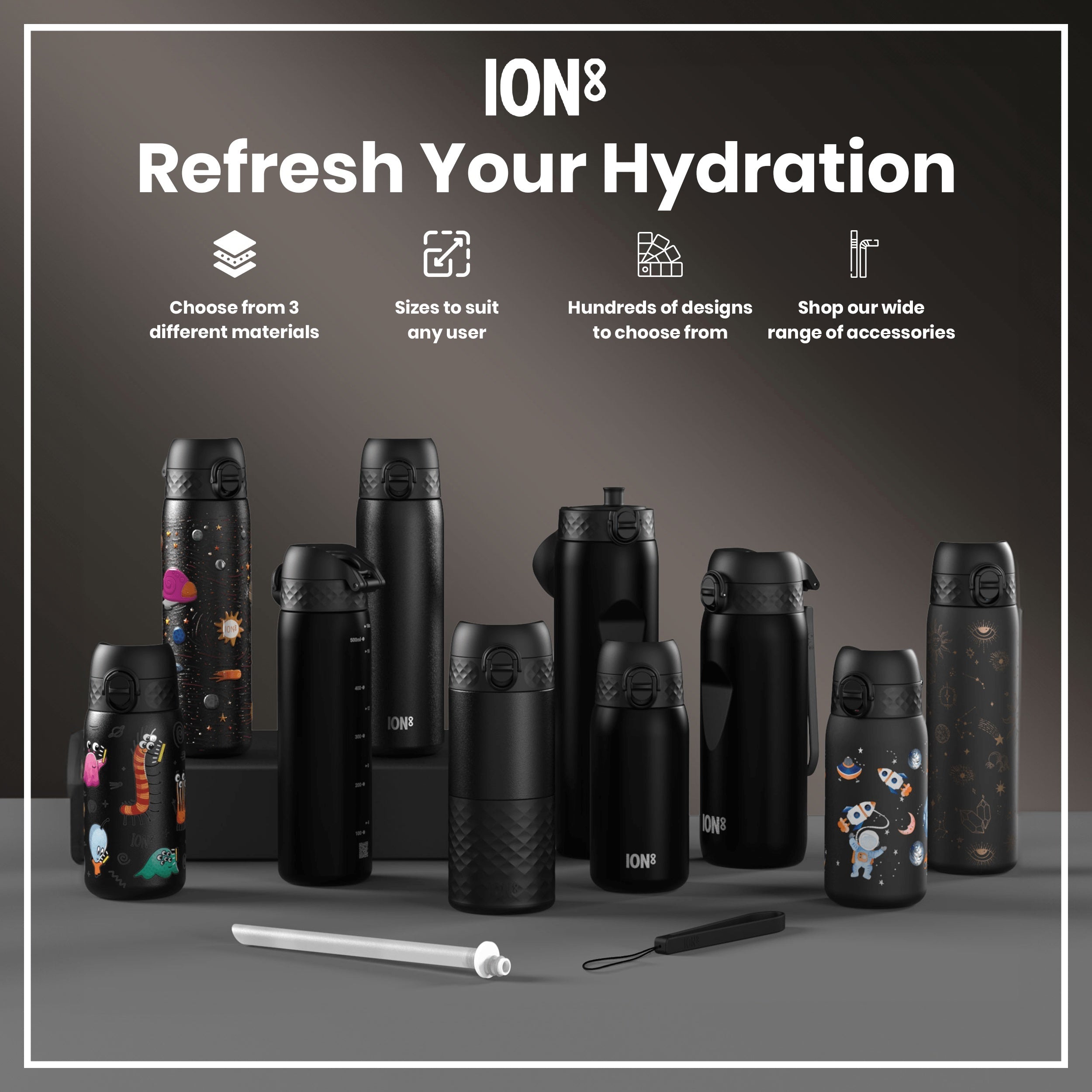 Insulated Steel, Travel Mug, Black, 360ml