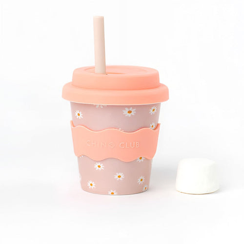 7 x Silicone Mixed Straws with Stoppers Bundle (4oz Cups)
