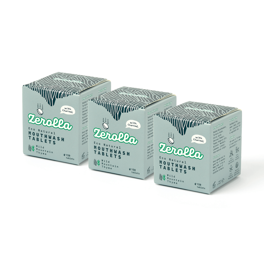 Natural Mouthwash Tablets - Charcoal Thyme