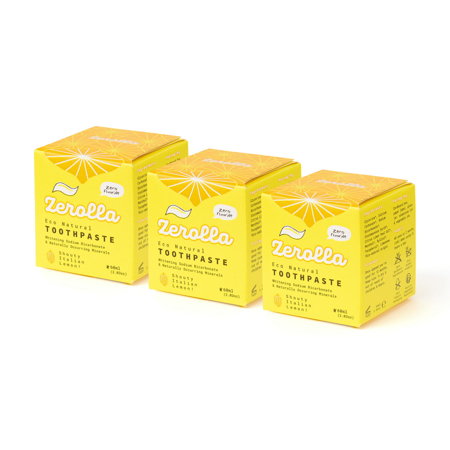 Natural Toothpaste - Italian Lemon