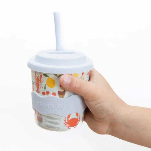 NEW Amalfi Chino Cup 8oz (STRAW INCLUDED)