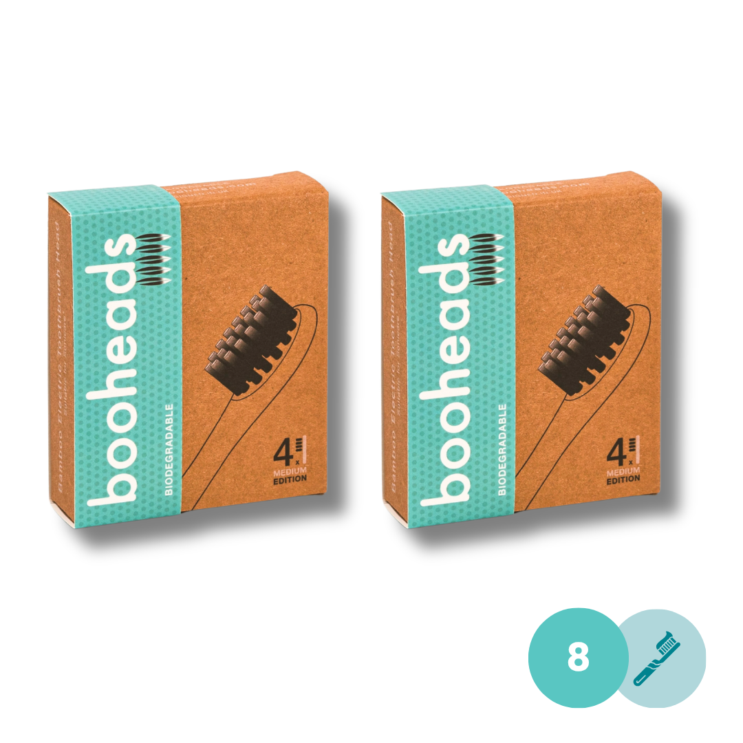 Bamboo Electric Toothbrush Heads Compatible with Sonicare* | Polish Clean 4PK Multi