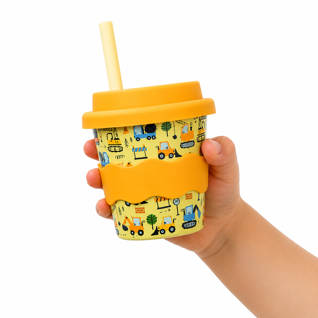 Digger Babychino Cup 4oz (Straws Sold Separately)