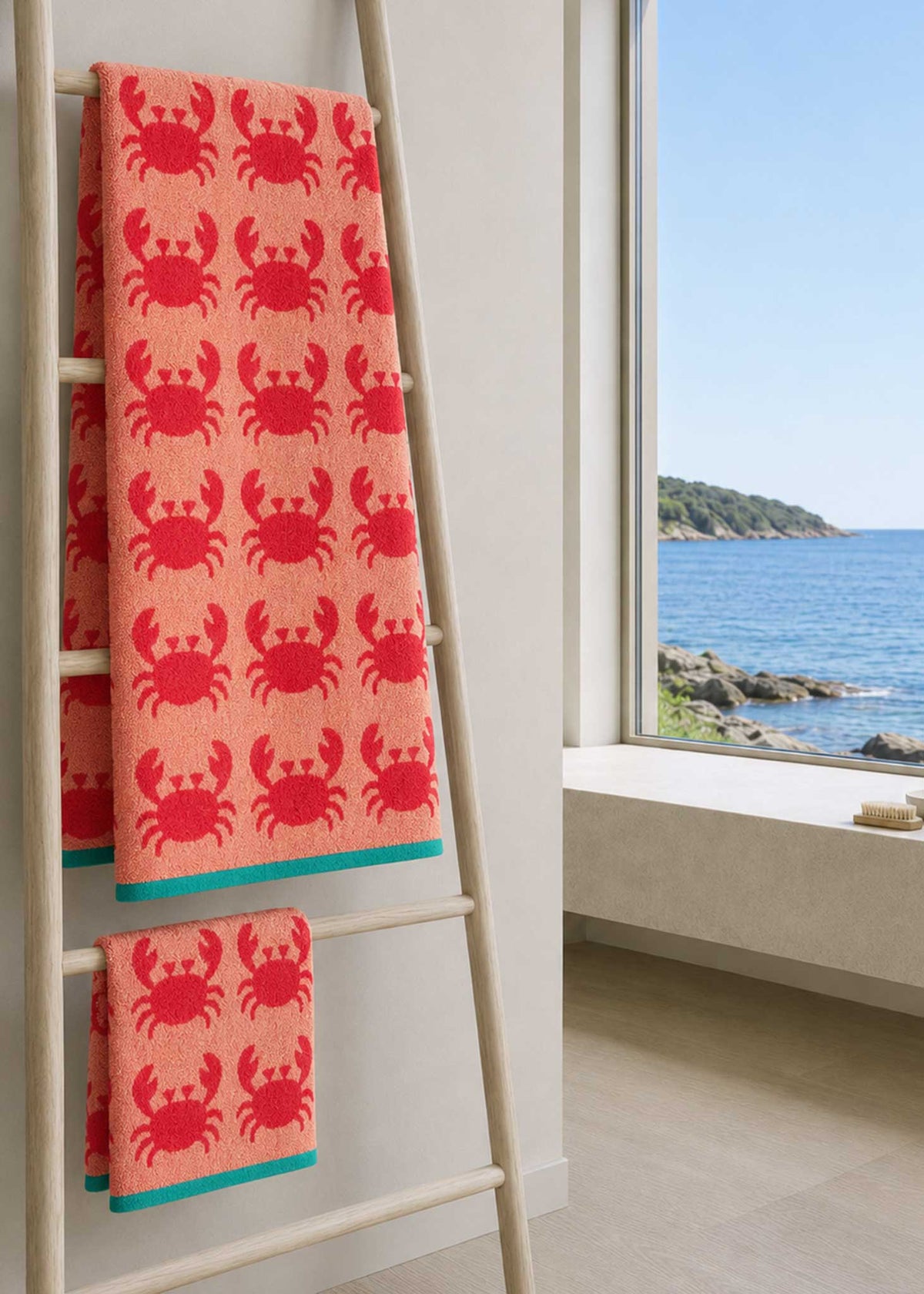 Crabs Organic Cotton Towels