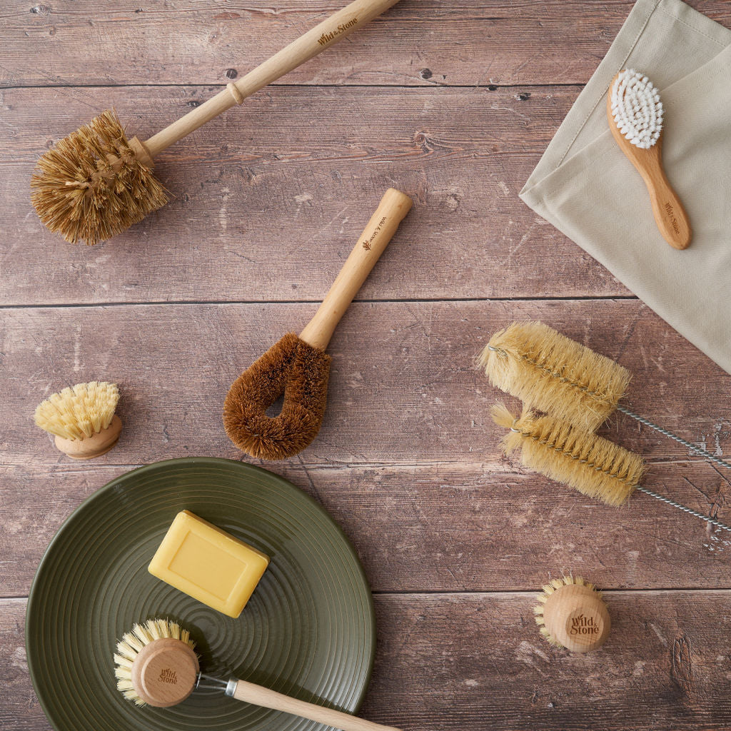 Wooden Dish Brush with Replaceable Head