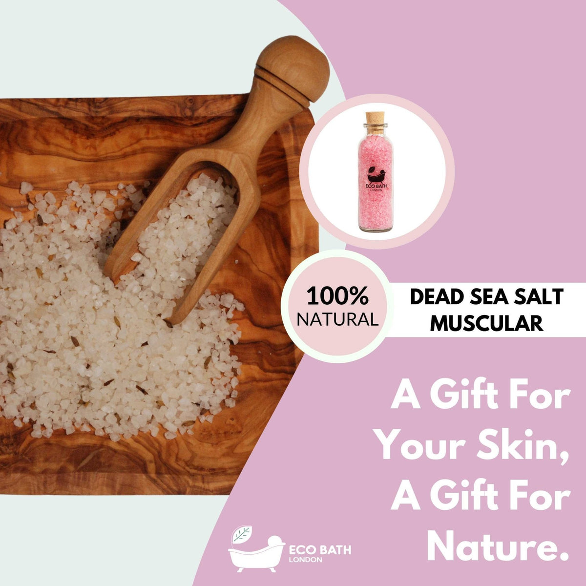 Eco Bath London Muscular Dead Sea Salt (300g)