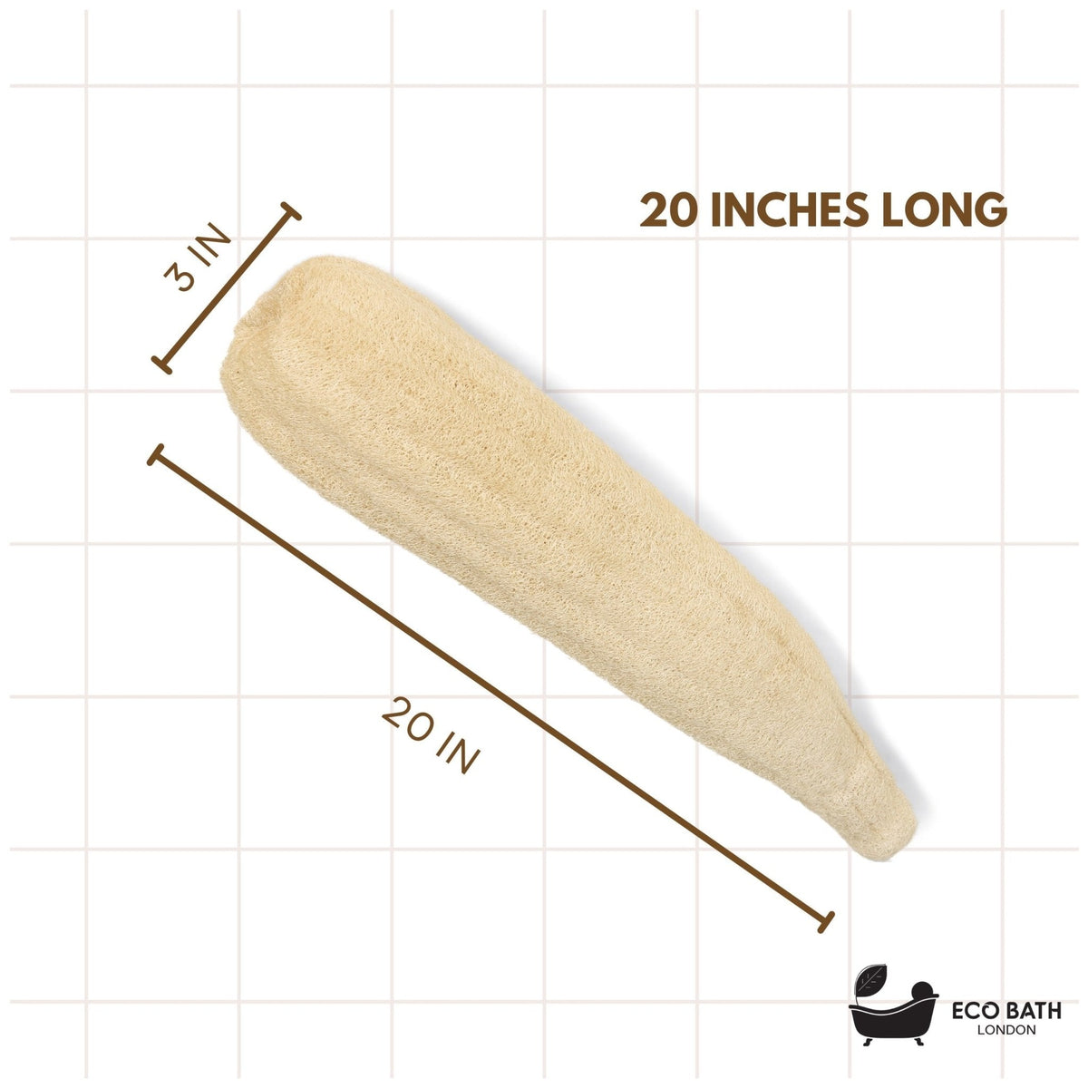 Eco Bath Natural Loofah [Home Grown]