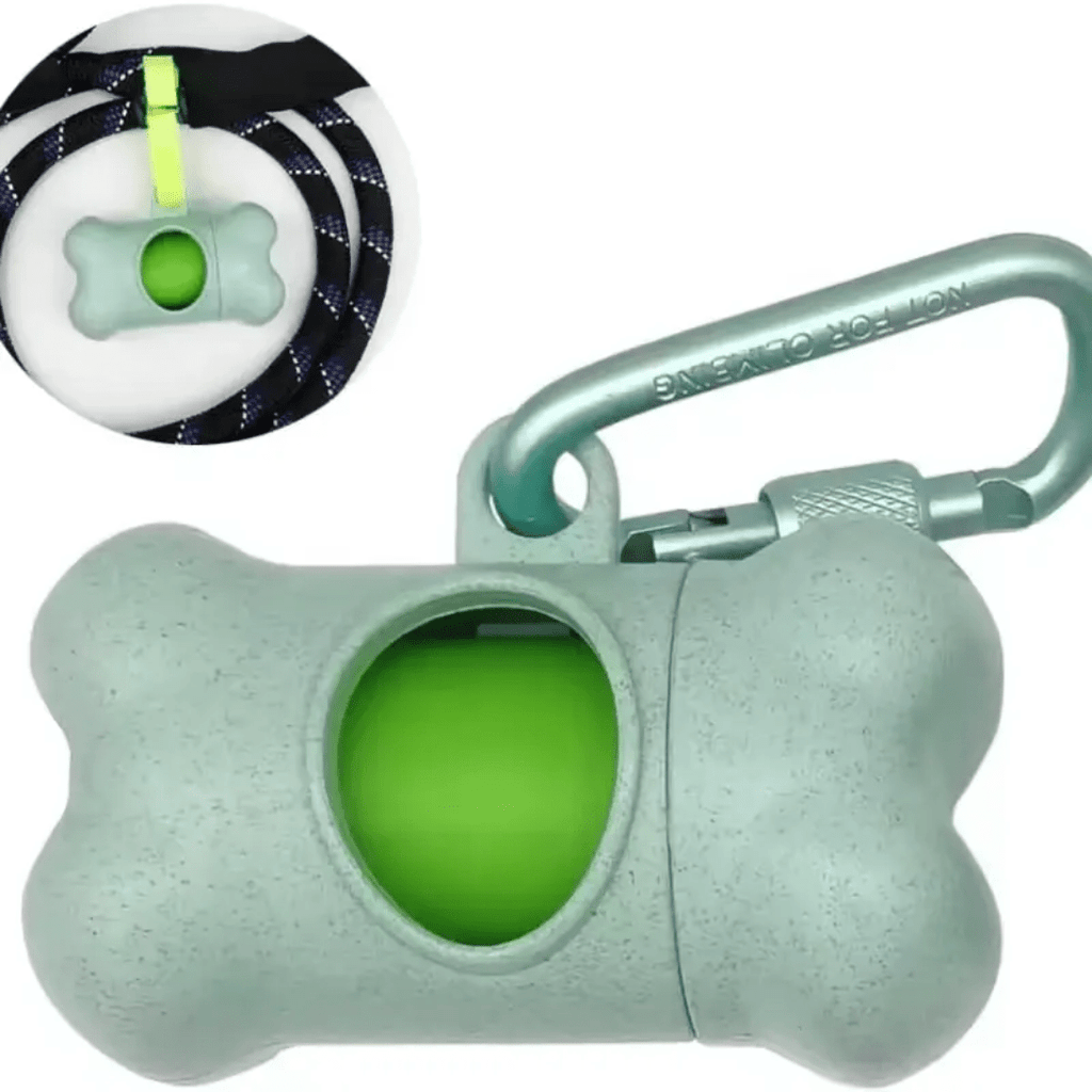 Eco-Friendly Poop Bag Dispenser & Bags – Made from Wheat Straw Fiber
