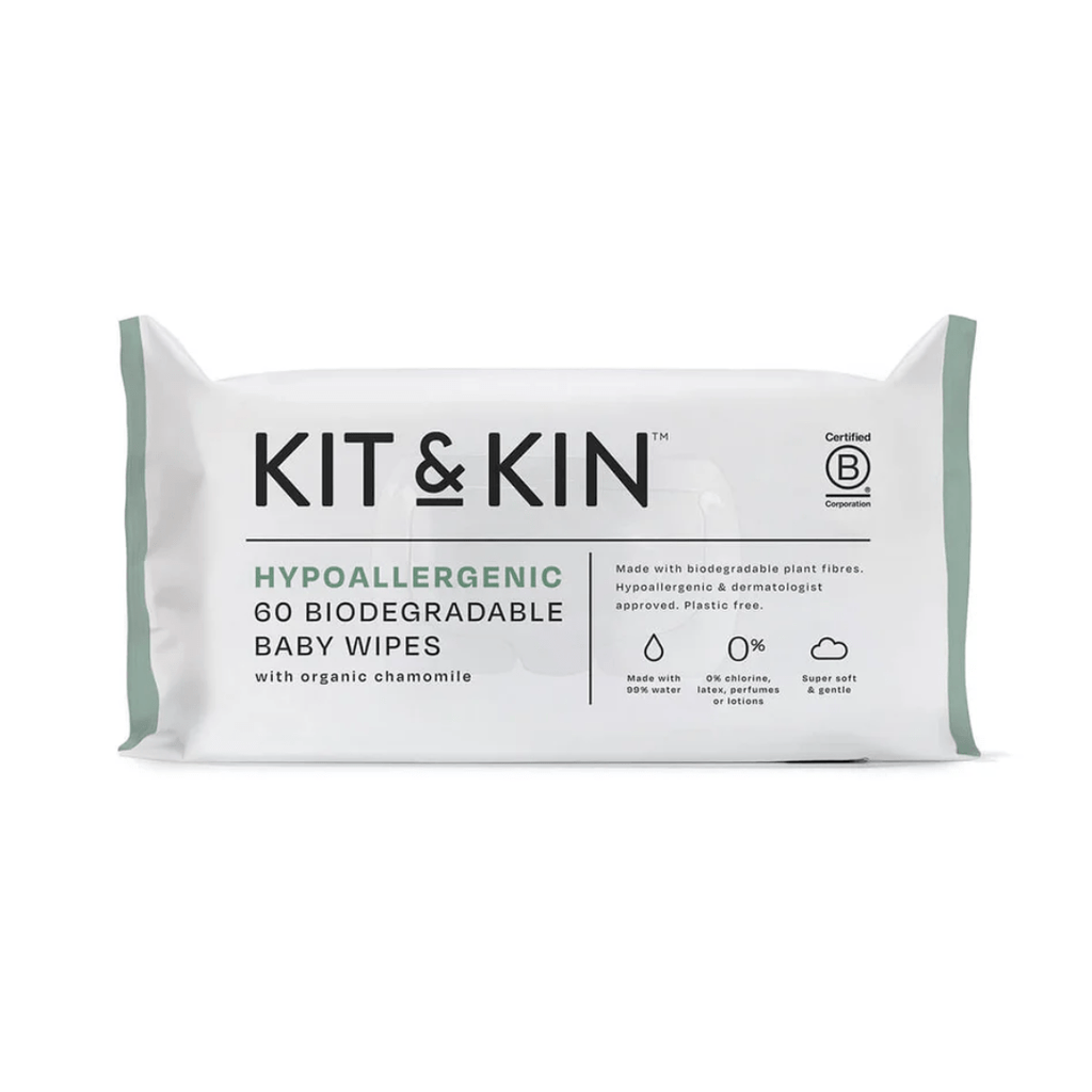 Kit & Kin Biodegradable Baby Wipes – Gentle, Sustainable & Hypoallergenic