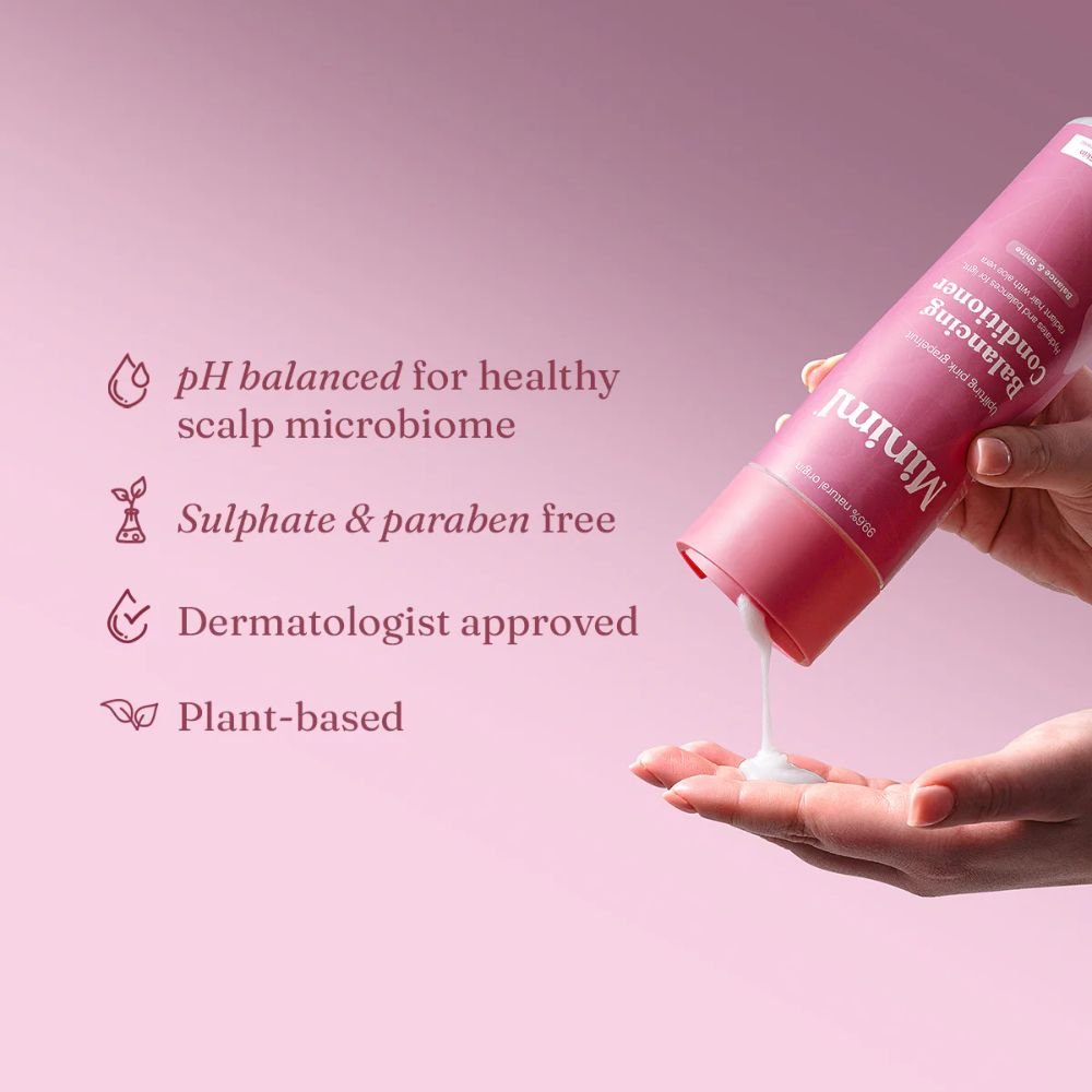 Miniml Pink Grapefruit + Aloe Vera Balancing Conditioner 1L Refill | Soft, Smooth Finish