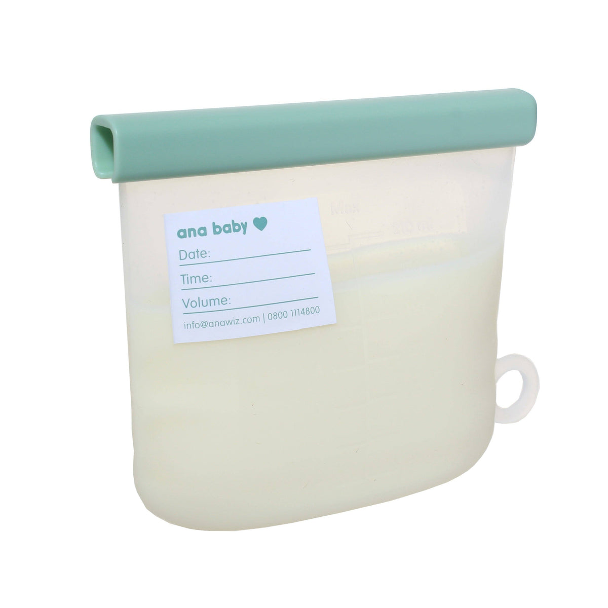 Silicone Breastmilk Storage Bags – Reusable, Leak-Proof (Pack of 5)